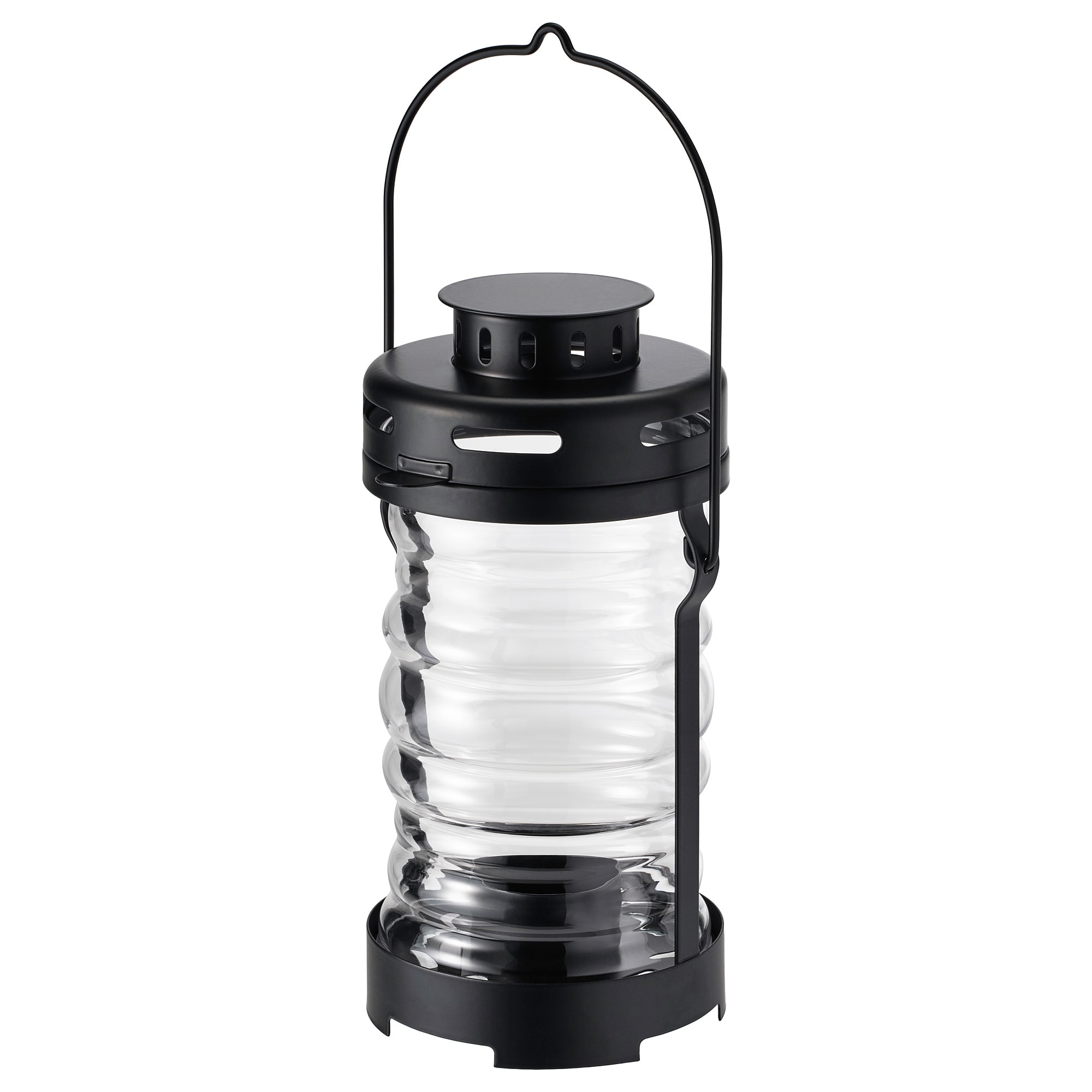 

Фонарь IKEA GLIMRANDE 23 см для дома и улицы черный 804.275.55