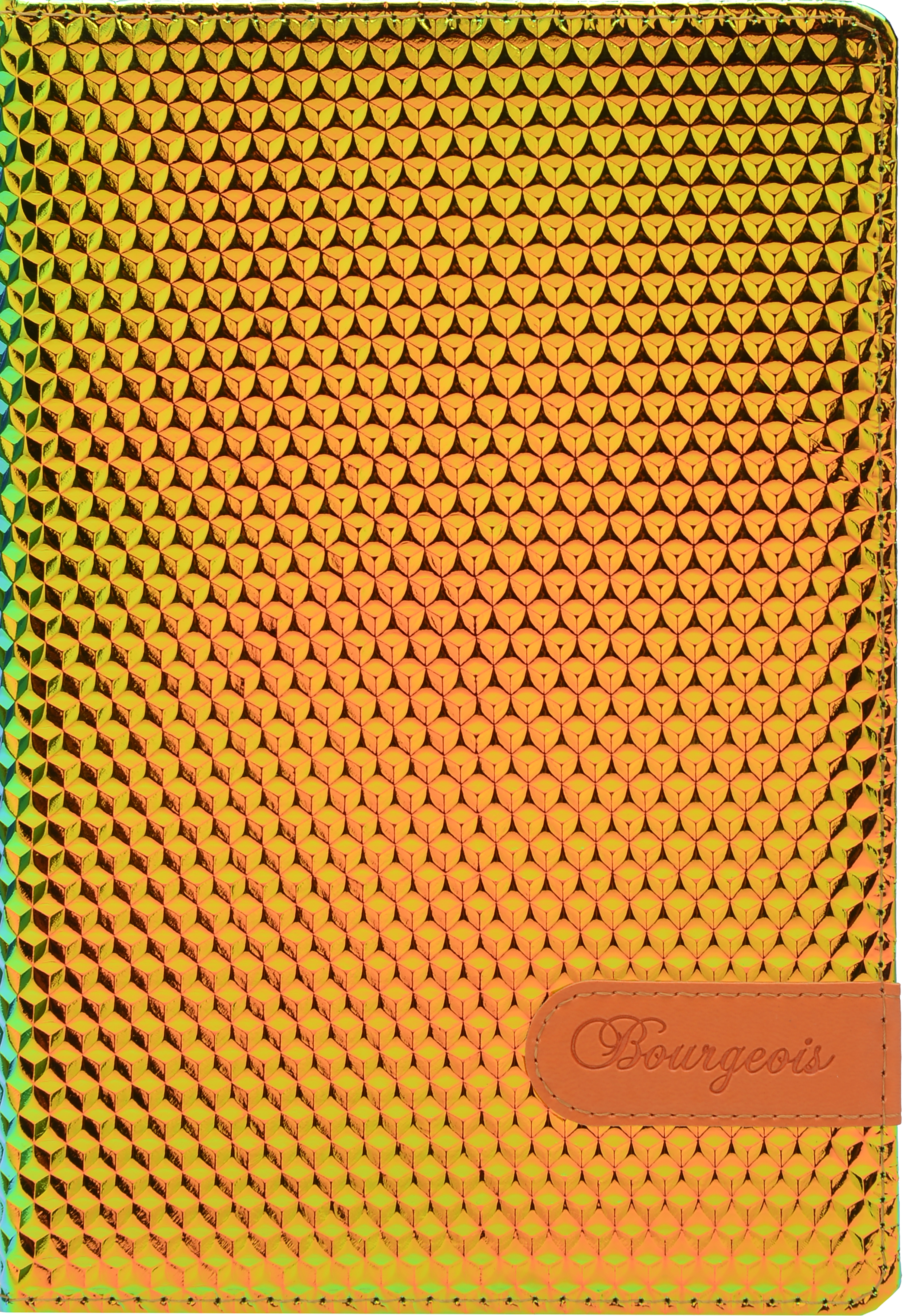 

Блокнот Bourgeois N9039 70 г/м² Искусственная кожа А5 80 листов в клетку Золотой (6923749726960)