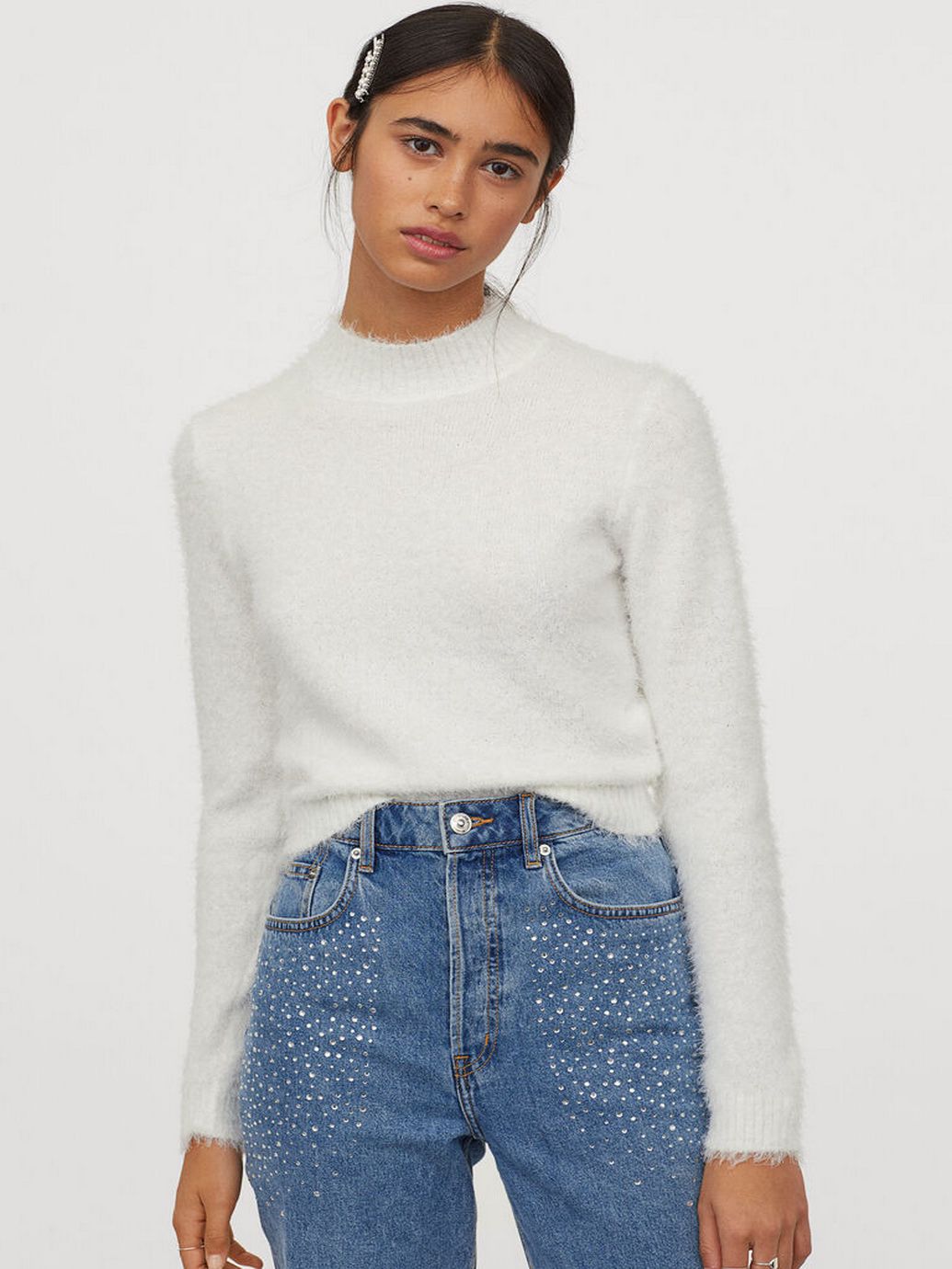 

Свитер H& 0784972-0  Белый, Свитер H&M 0784972-0 M Белый