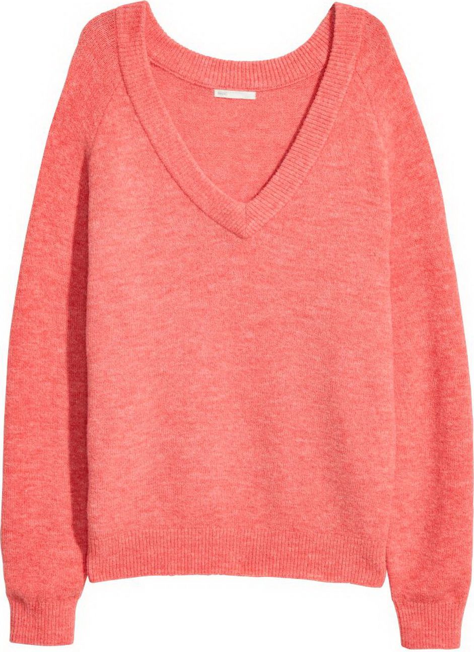 

Пуловер H&M 0537346-6 S Коралловый
