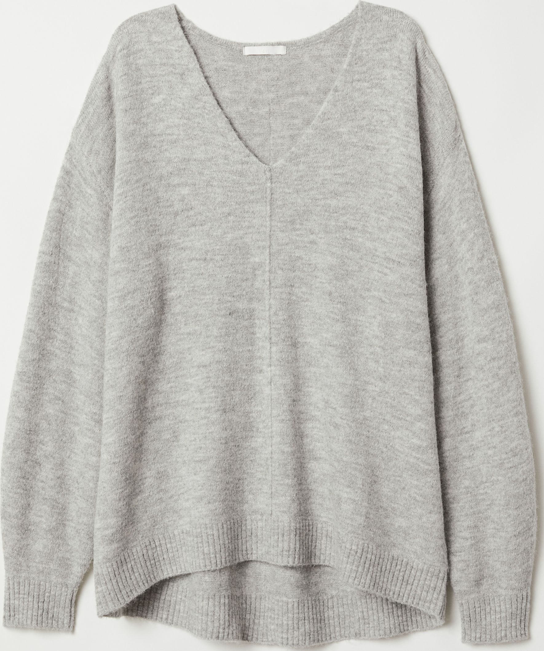 

Пуловер H&M 0637515-8  Серый меланж, Пуловер H&M 0637515-8 XS Серый меланж