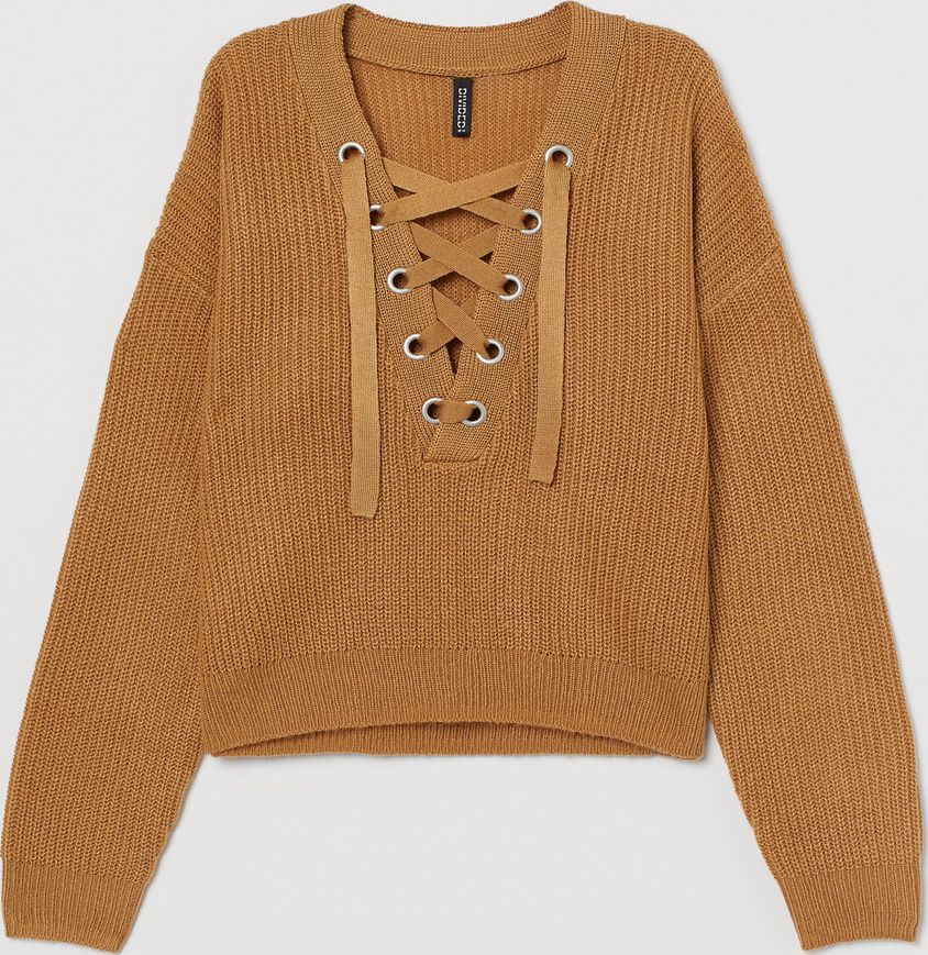 

Пуловер H&M 0640174-0 XL Бежевый