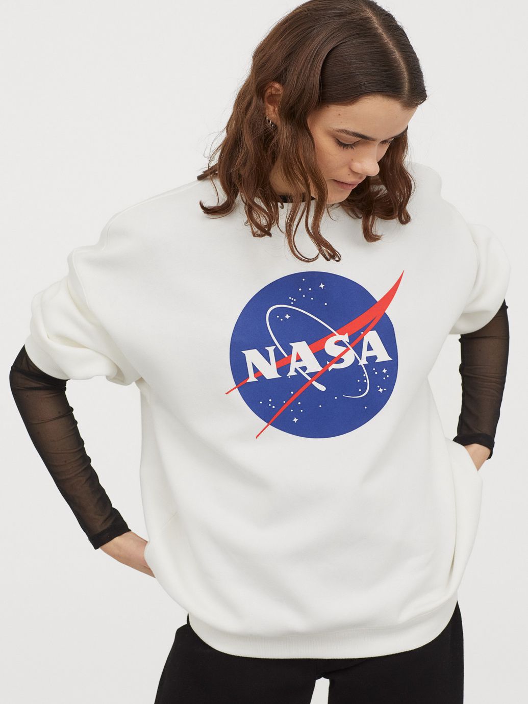 

Свитшот H&M 0816686-1 XS Белый