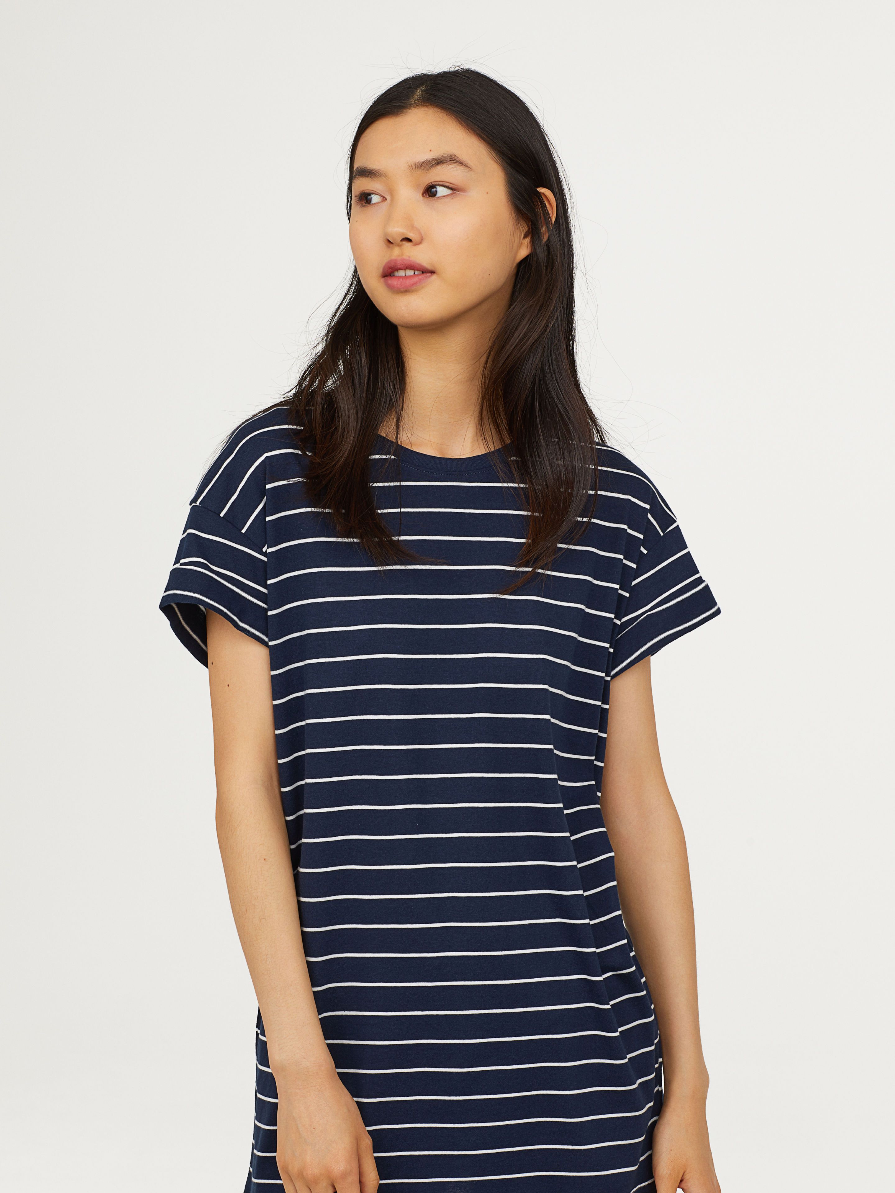 

Футболка H&M 0571436-8  Синяя, Футболка H&M 0571436-8 S Синяя