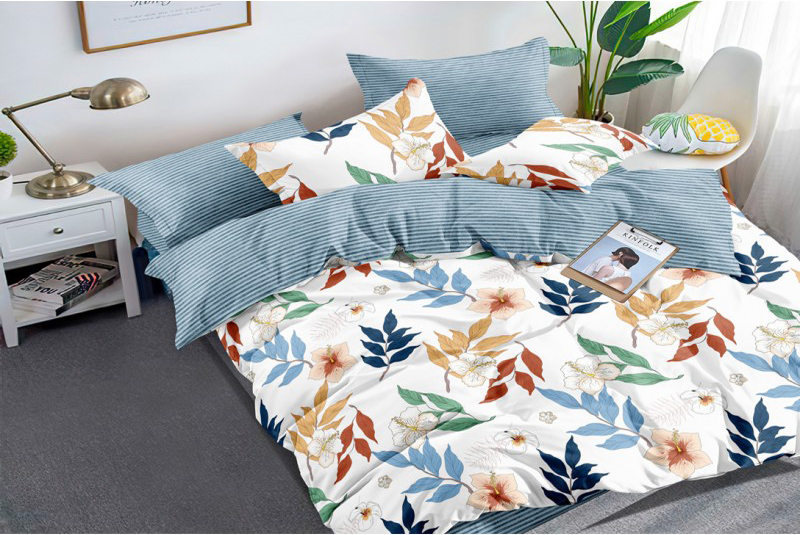 

Комплект постельного белья SoundSleep Colorful leaves Сатин 160х220х2