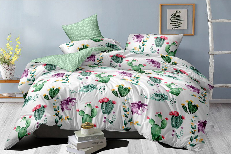 

Комплект постельного белья SoundSleep Сactus blooms Сатин 160х220х2