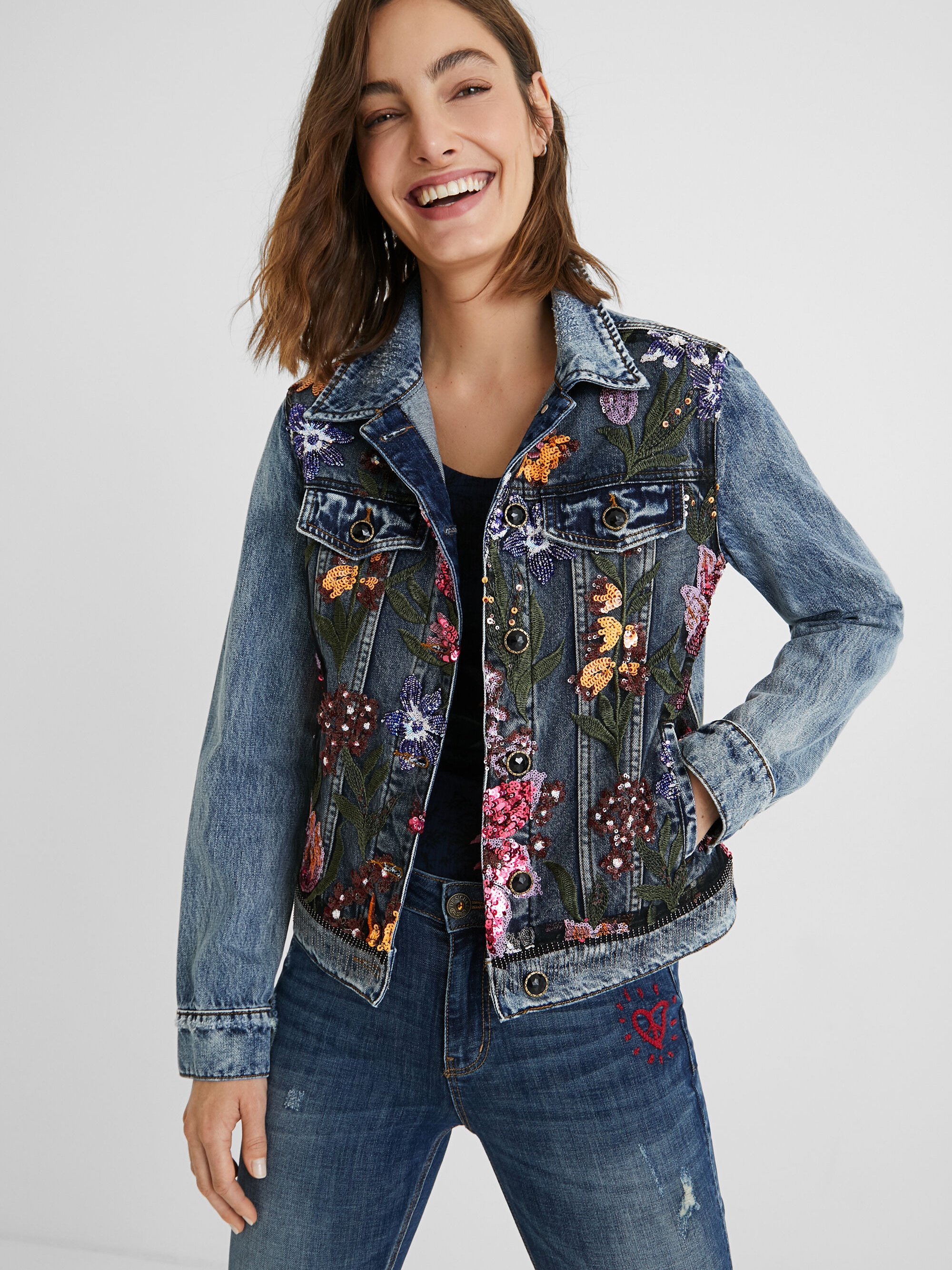 

Джинсовая куртка Desigual 21SWED13-5161 36