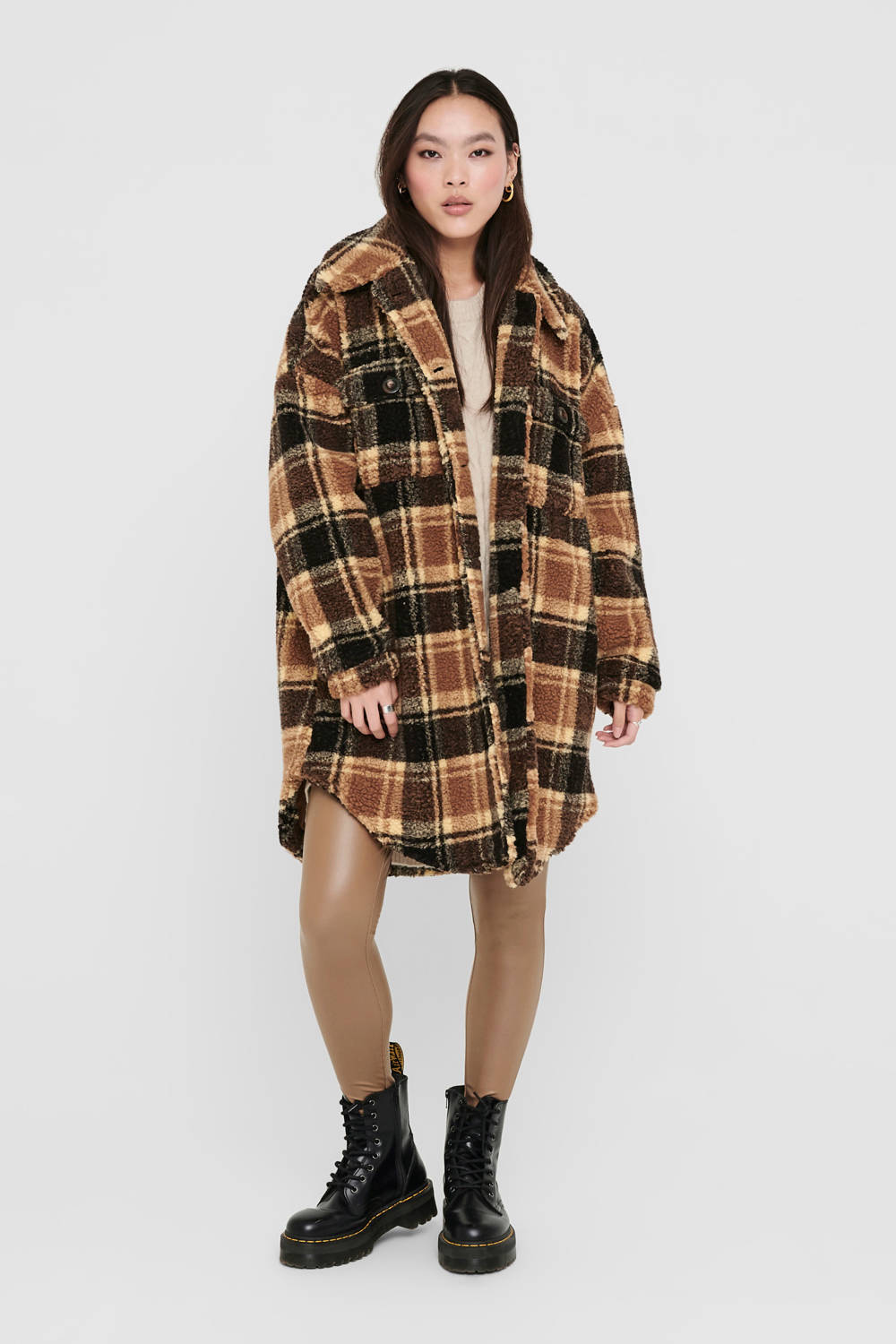

Пальто ONLY CAMILLA LONG TEDDY SHACKET 15217284 French Roast  коричневий, Пальто ONLY CAMILLA LONG TEDDY SHACKET 15217284 French Roast L коричневий