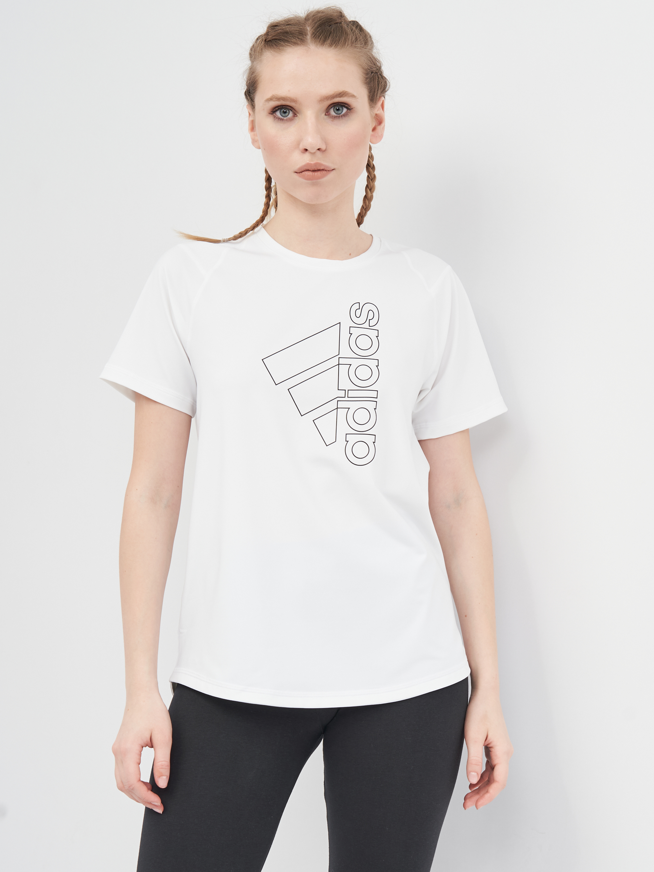 

Футболка Adidas W Tech Bos T FQ1987 XS White/Black