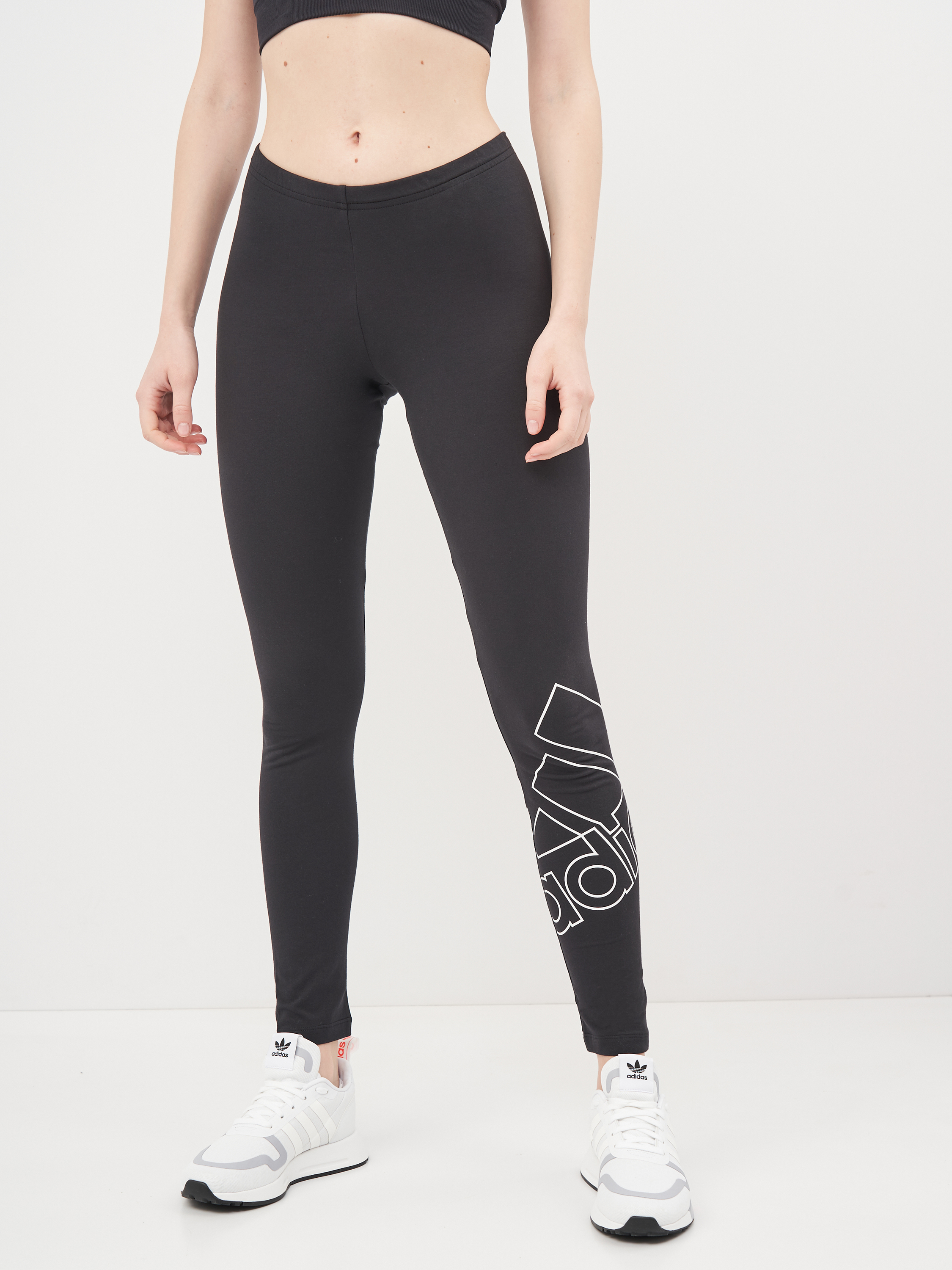 

Спортивные леггинсы Adidas W Fav Q1 Leg GM5535 L Black/White