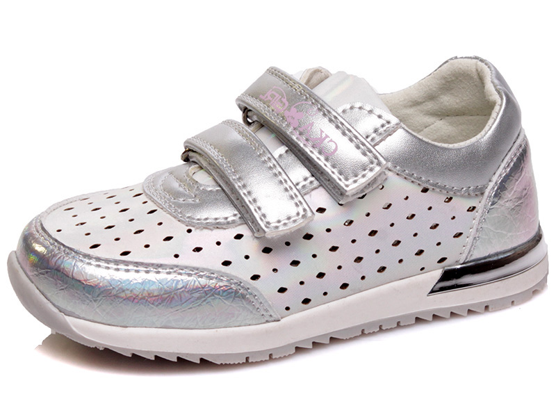 

Кроccовки WeeStep серебряный ck138 21