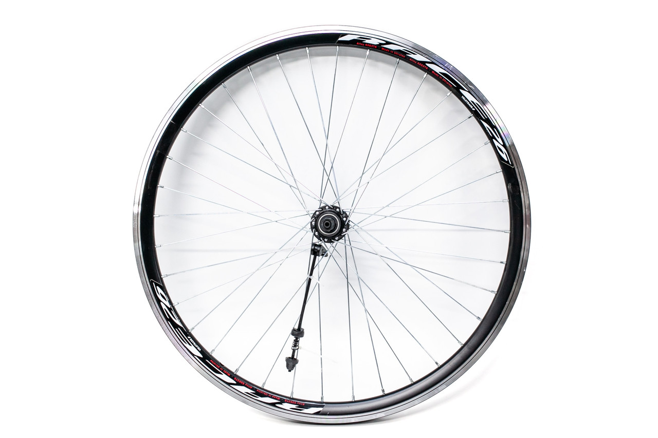 

Колесо велосипедное заднее Velotrade диаметр 26" 36 спиц под ободной тормоз двустенное под кассету 6-7 ск.