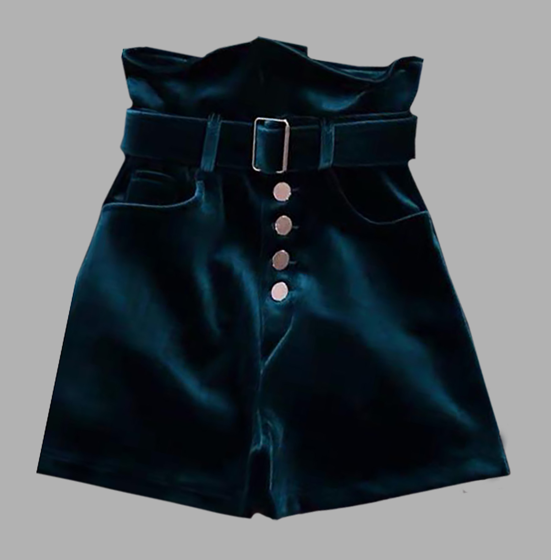

Шорты велюр Maria Style V044 152 см Изумрудный