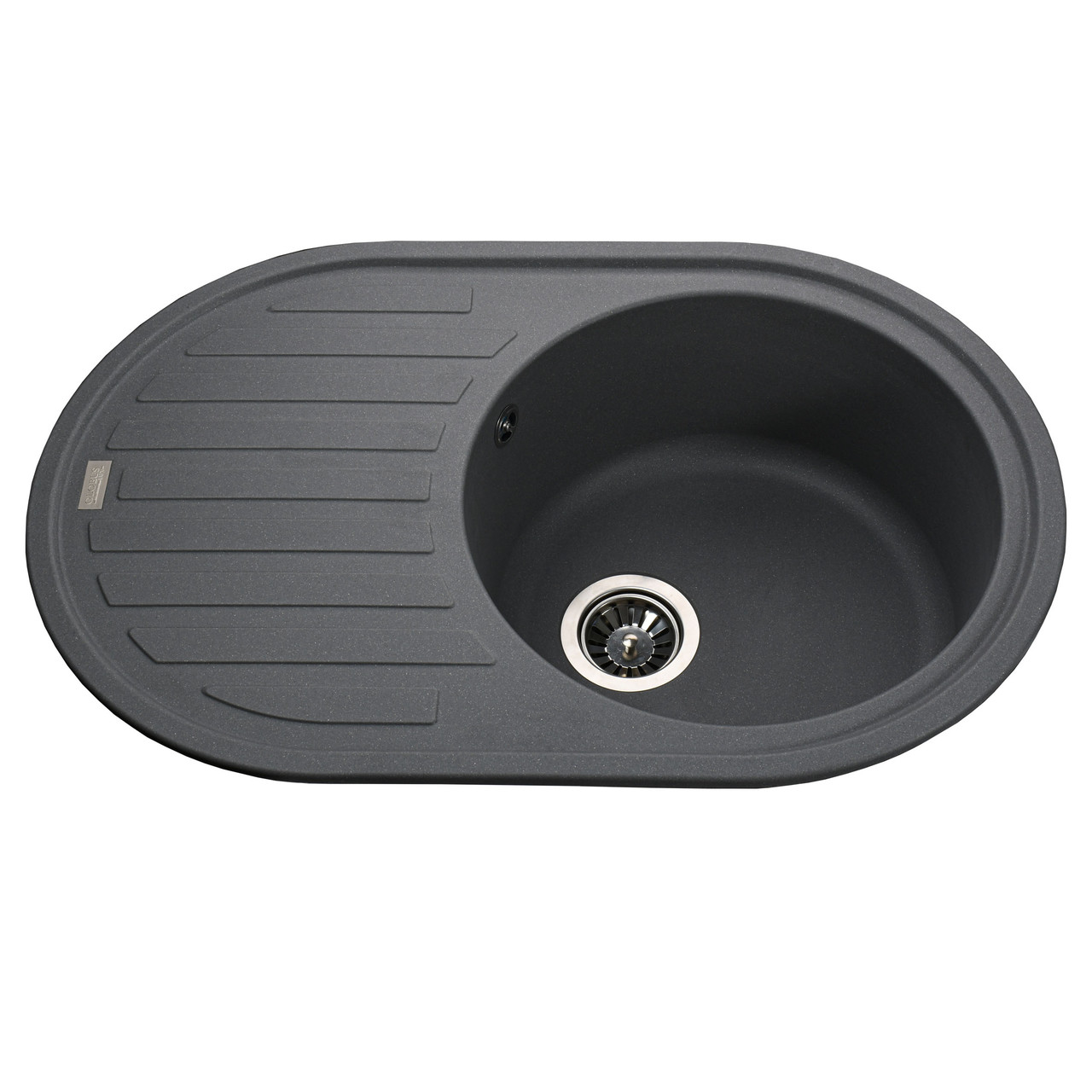 

Гранитная мойка OHARA серый металлик Globus Lux Стальной (000021078)