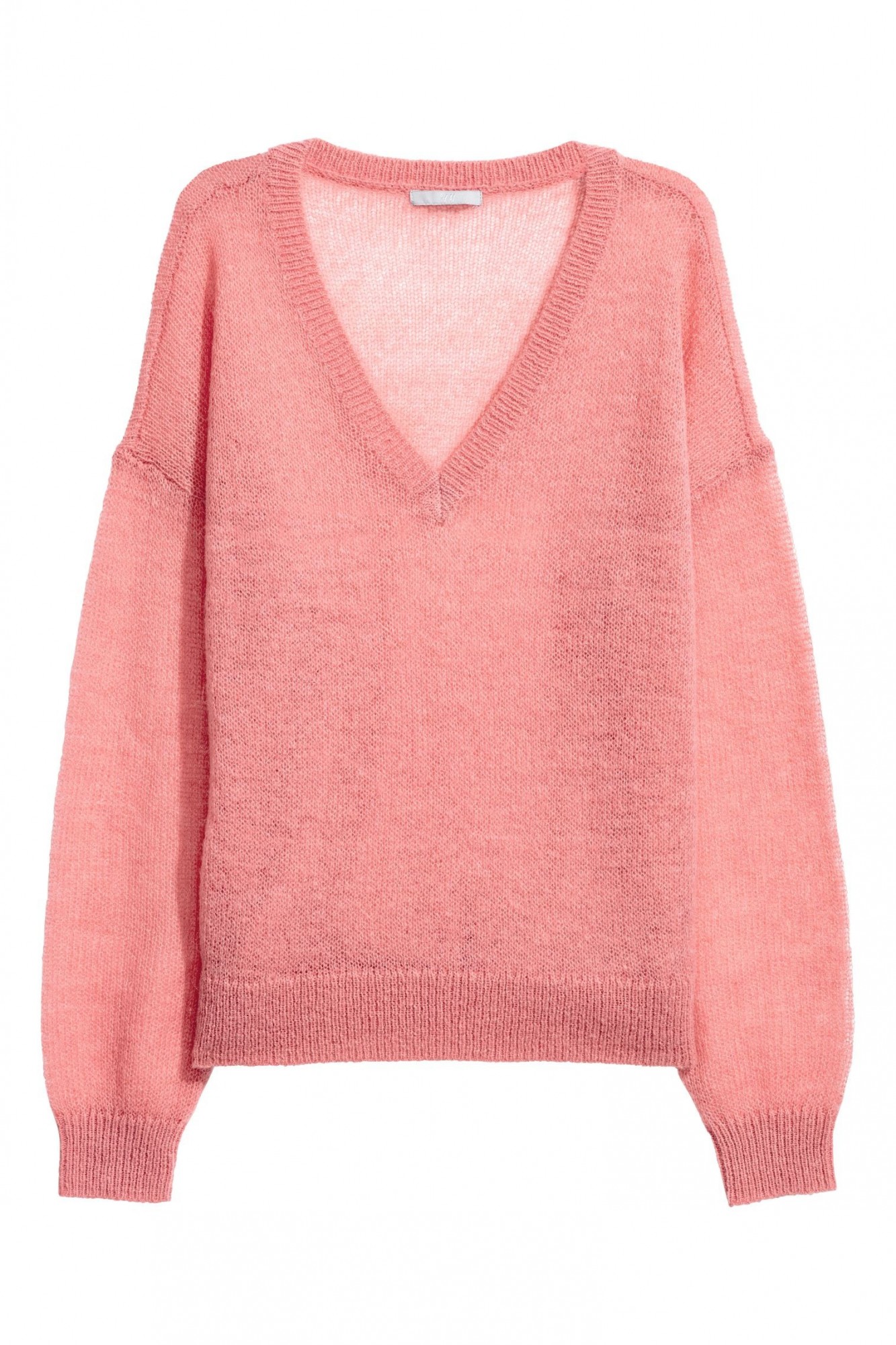 

Свитер мохер шерсть бленд H&M M розовый 5253796RP21
