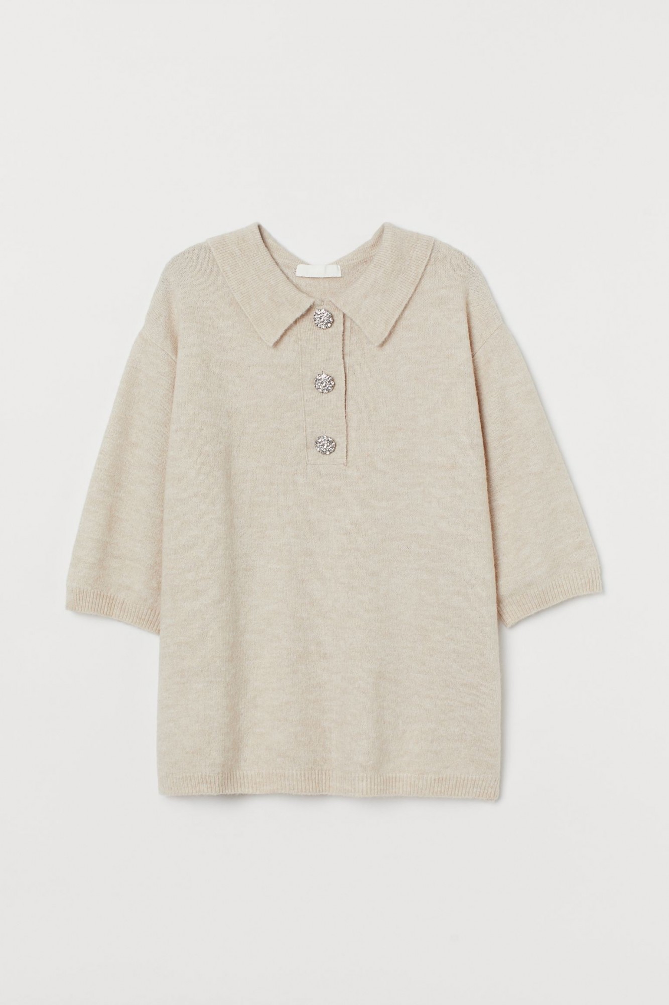 

Свитер H&M L светло-бежевый меланж 8961522dm