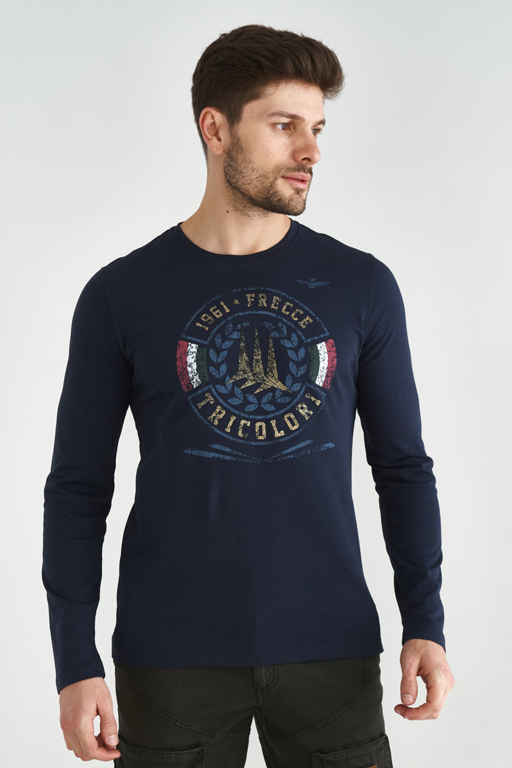 

Лонгслив с эмблемой Frecce Tricolori Aeronautica Militare 3616 M