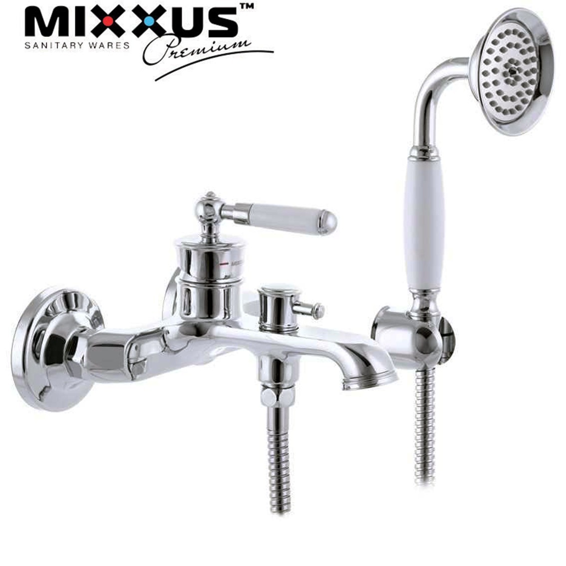 

Смеситель для ванны короткий нос Mixxus Premium Vintage Euro (Chr-009)