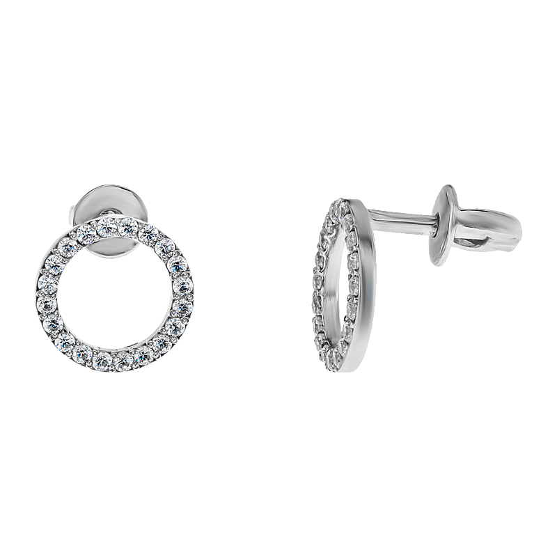 

Серьги-пусеты Diamant с2160с