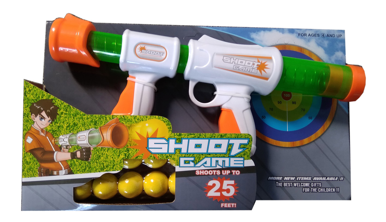 

Игрушечный пистолет Yiniya Toys с мягкими мячиками (168А-1) (6910010016813)