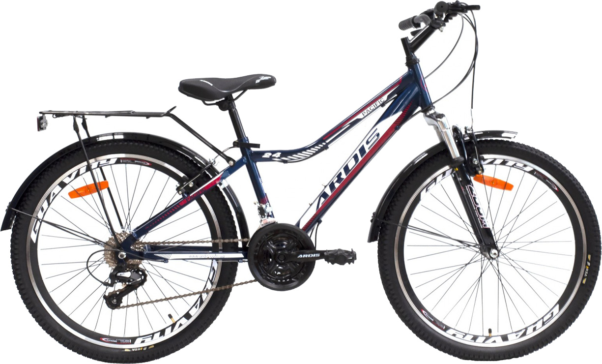 

Велосипед Ardis Pacific 24" 13" 2020 Темно синий с красным (0252)