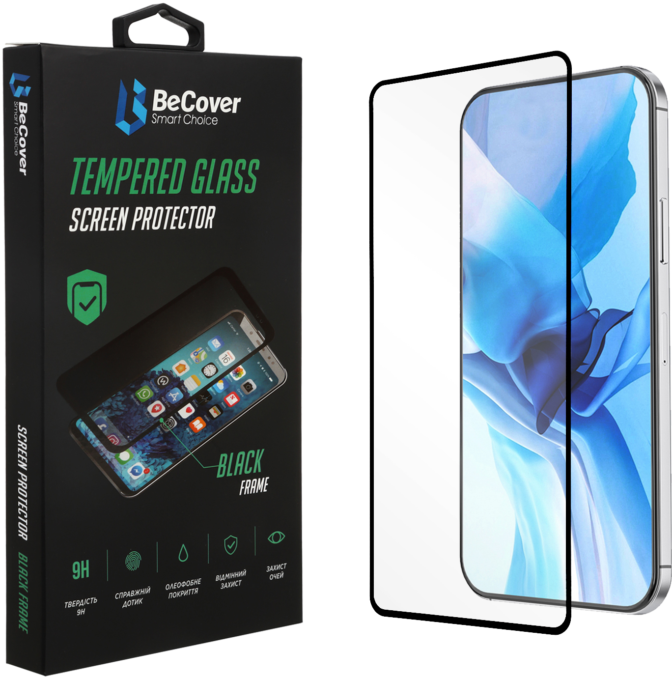 

Защитное стекло BeCover Premium для Oppo A73 Black
