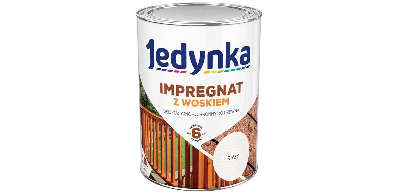 

Лазурь Антисептик Імпрегнат з воском Jedynka Impregnat Білий 0.9л