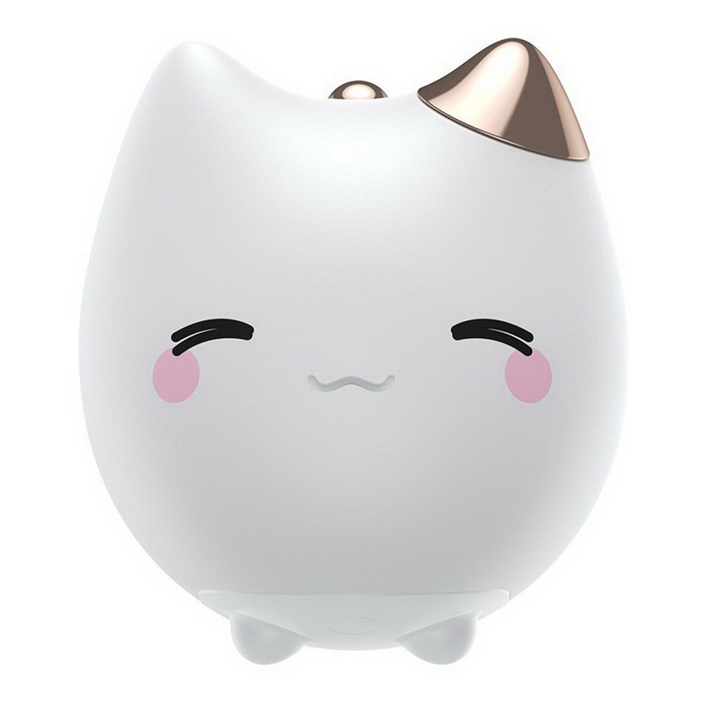 

Ночник детский BASEUS Cute series kitty silicone night light. White