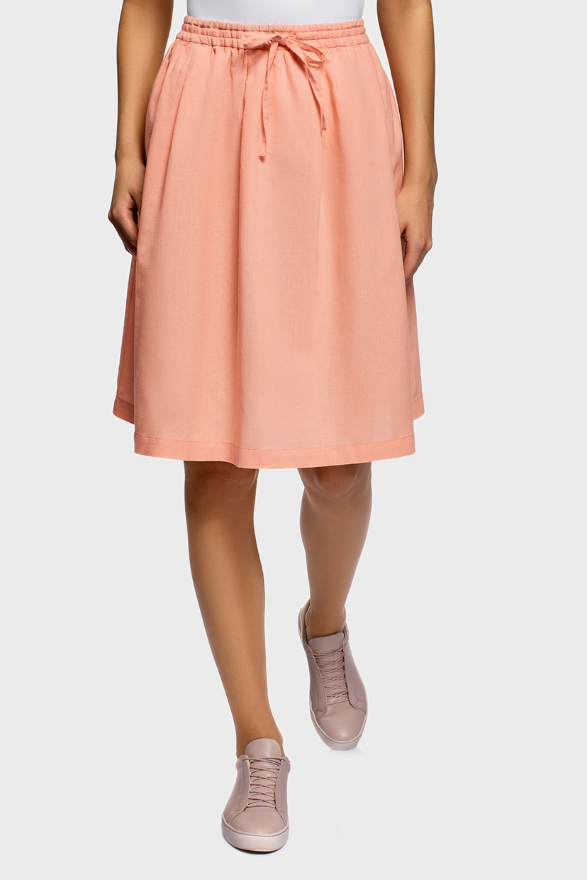 

Женская коралловая юбка Oodji 42-170 13G00014/49224/5400N