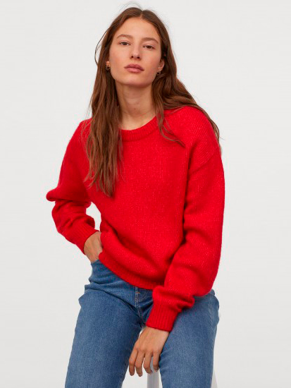 

Джемпер H&M 0783925-0 M Красный