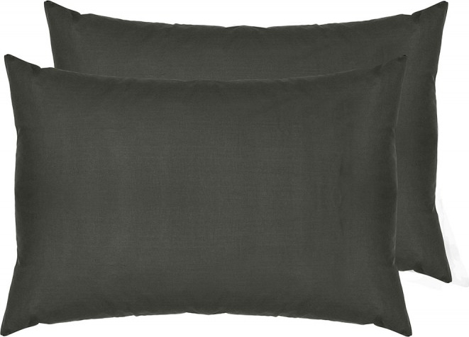 

Комплект наволочек SoundSleep Dyed Dark grey Ранфорс 50х70 см