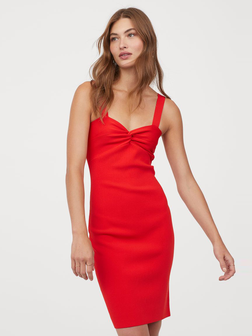 

Платье H&M 0755869-0 34 Красное