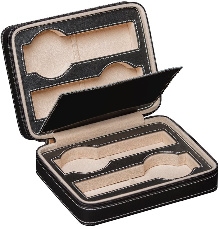 

Шкатулка для хранения часов Salvadore 4W-SP/B