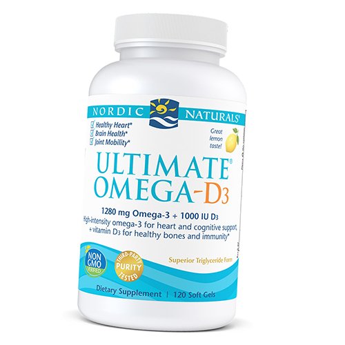 

Ultimate Omega-D3 Nordic Naturals 120гелкапс Лимон (67352027)