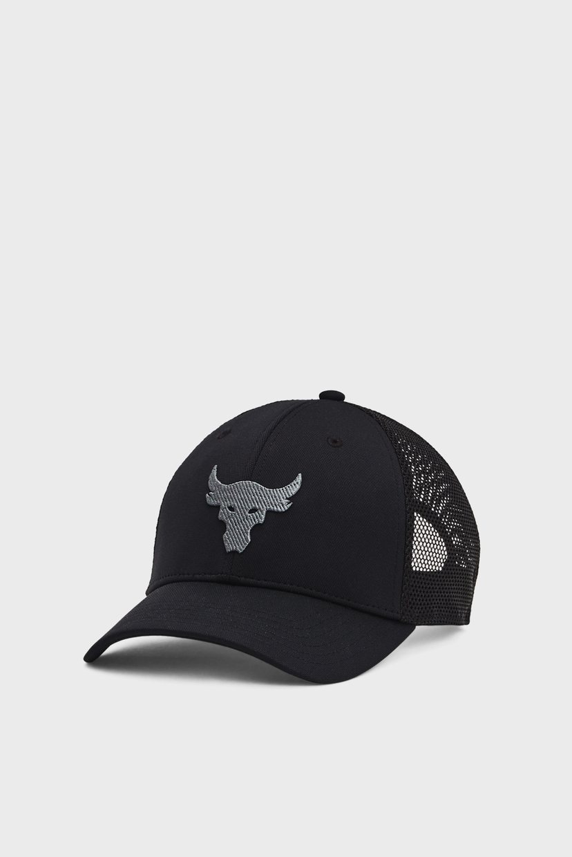 

Мужская черная кепка UA Project Rock Trucker-BLK Under Armour OSFM 1361560-001