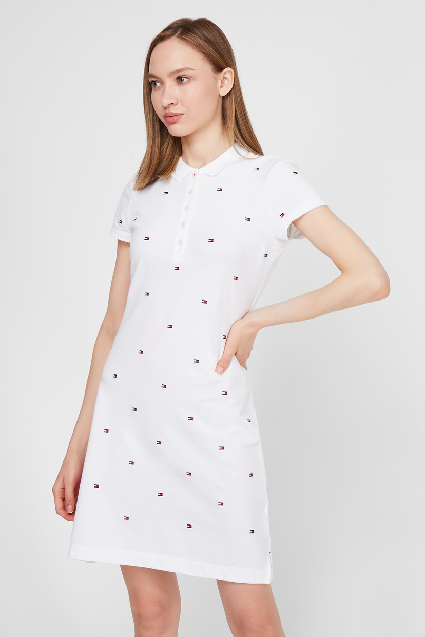 

Женское белое платье Tommy Hilfiger M WW0WW31280