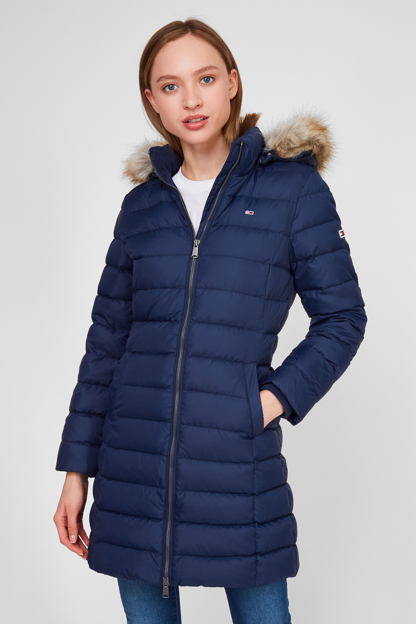 

Женская синяя куртка Tommy Hilfiger S DW0DW09060