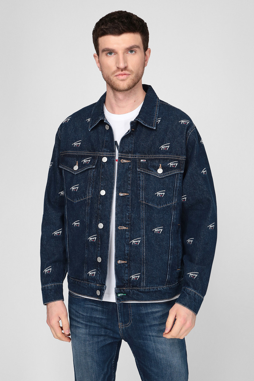

Мужская синяя джинсовая куртка OVERSIZE Tommy Hilfiger L DM0DM09522