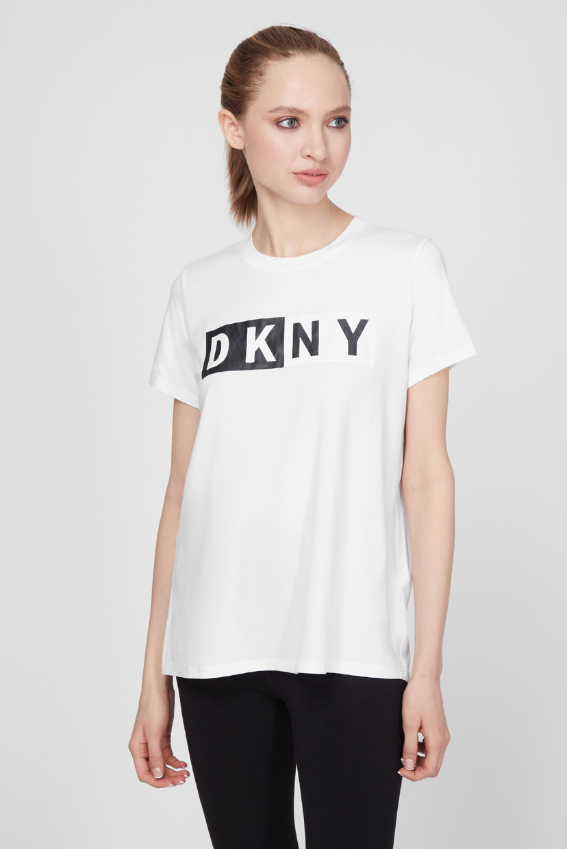 DKNY футболка женская белая. Майка DKNY женская черная белая. DKNY футболка New York.