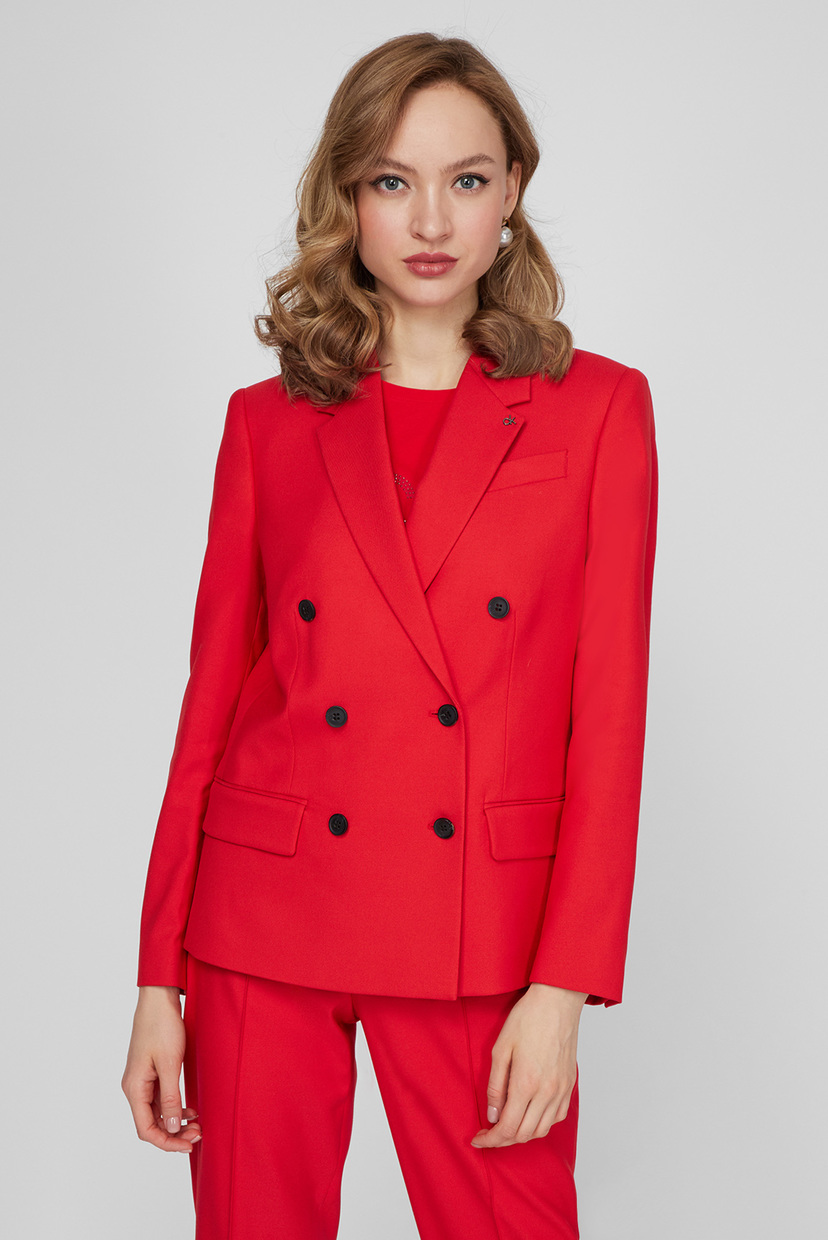 

Женский красный блейзер FINE TWILL Calvin Klein 38 K20K201943