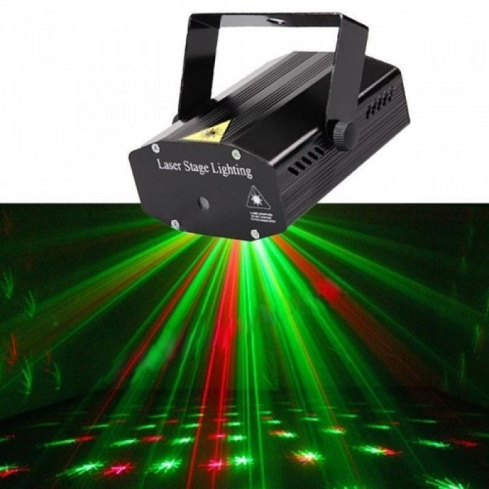 

Лазерный проектор Диско LASER HJ09 2in1 Laser Stage с триногой Чёрный (IM)