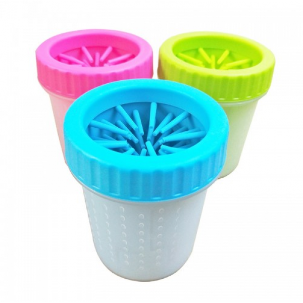 

Лапомойка для собак и кошек 11 см. Soft Gentle Silicone Bristles