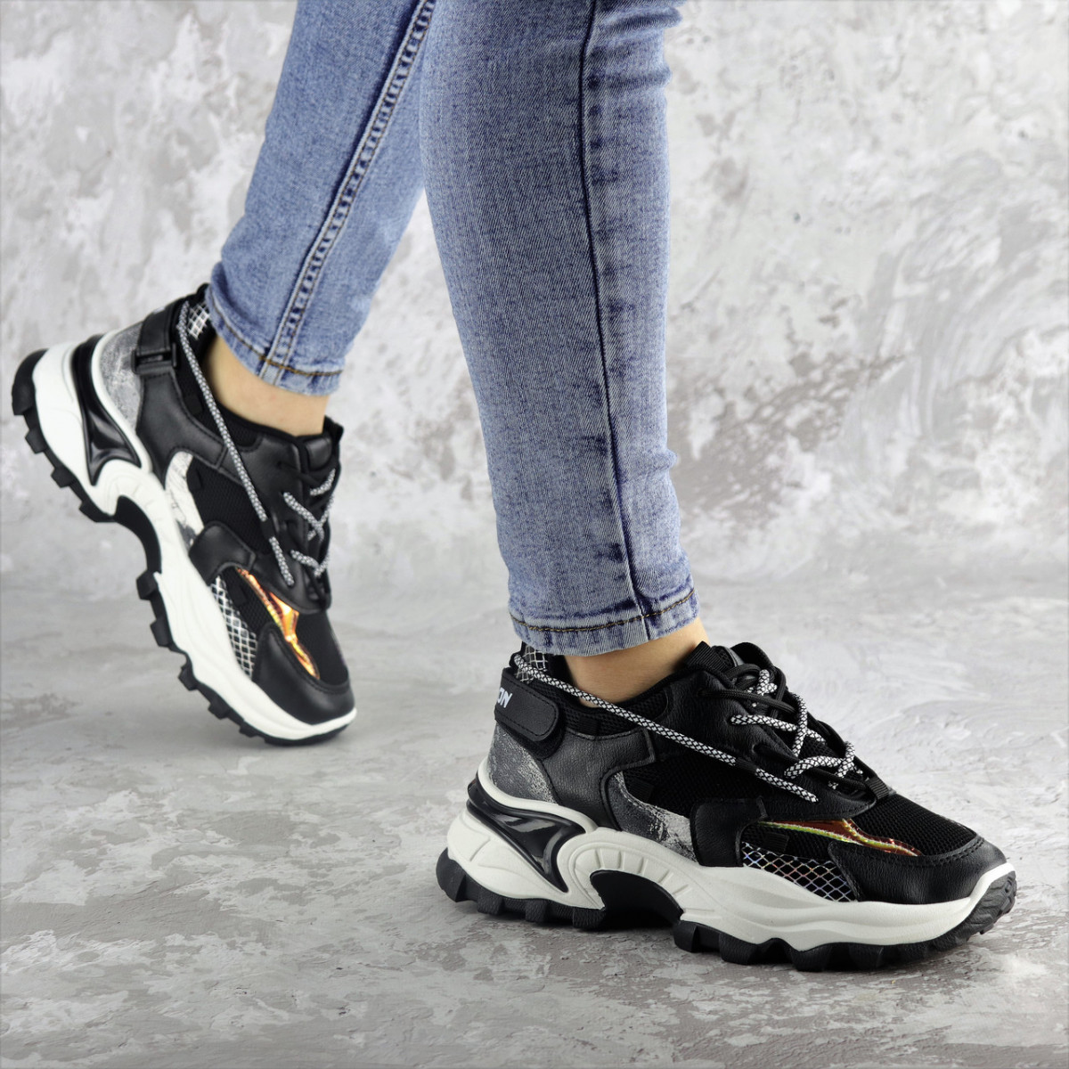 

Кроссовки женские Fashion Rat 2470 36 размер 22.5 см Черный 36 р