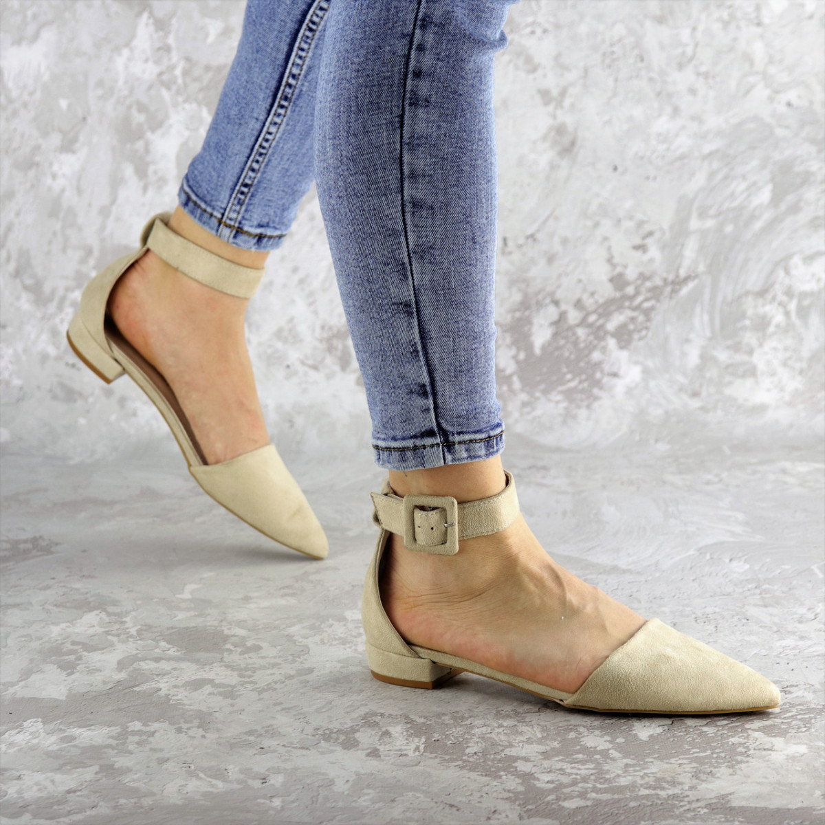 

Туфли женские Fashion Zeke 2438 36 размер 23.5 см Бежевый 36 р