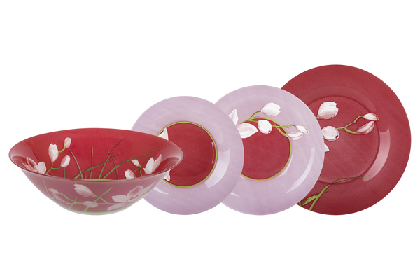

Сервиз Luminarc Red orchis N4656