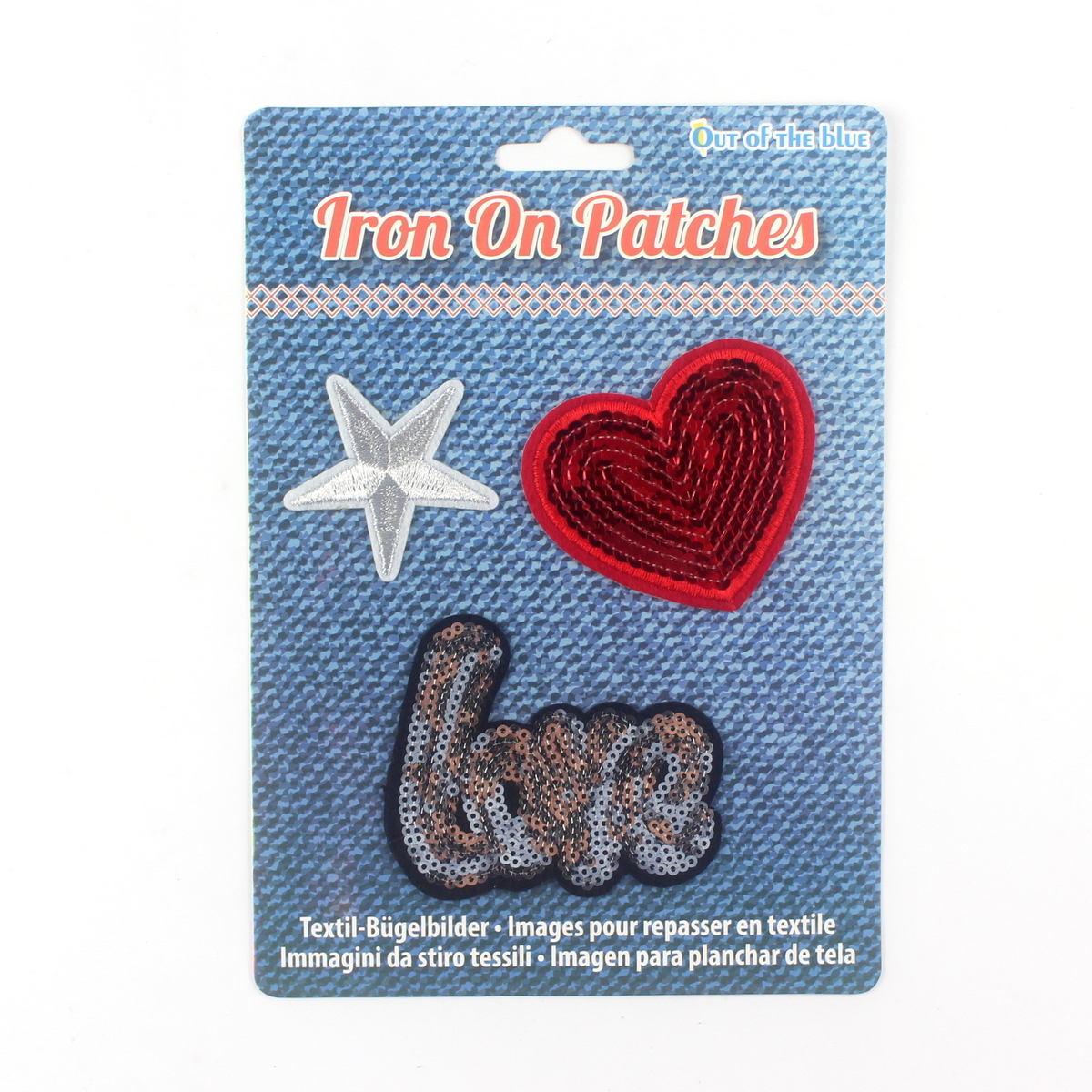 

Дисплей шевроны Iron on Patches "Серебренная звезда"