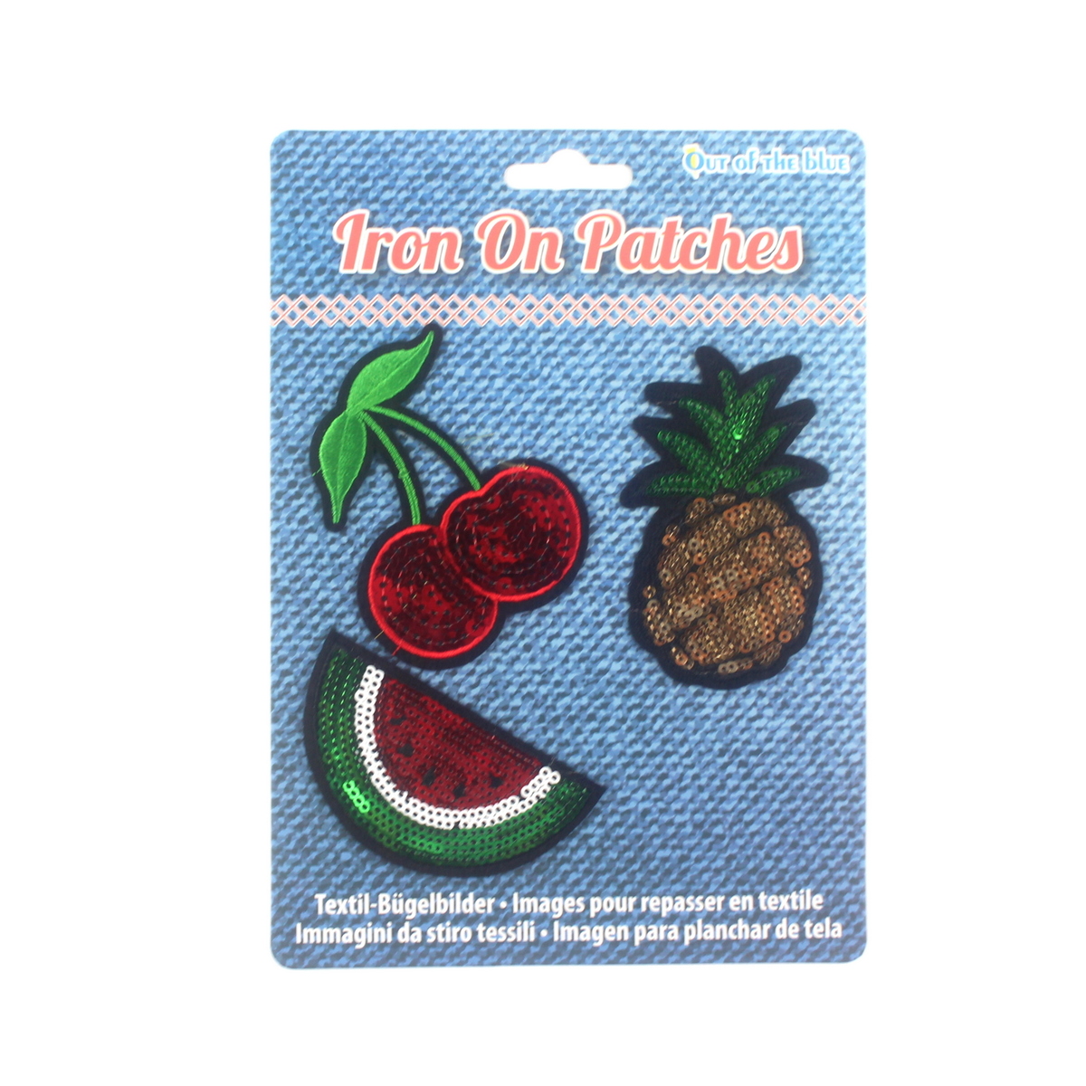 

Дисплей шевроны Iron on Patches "Ананас"