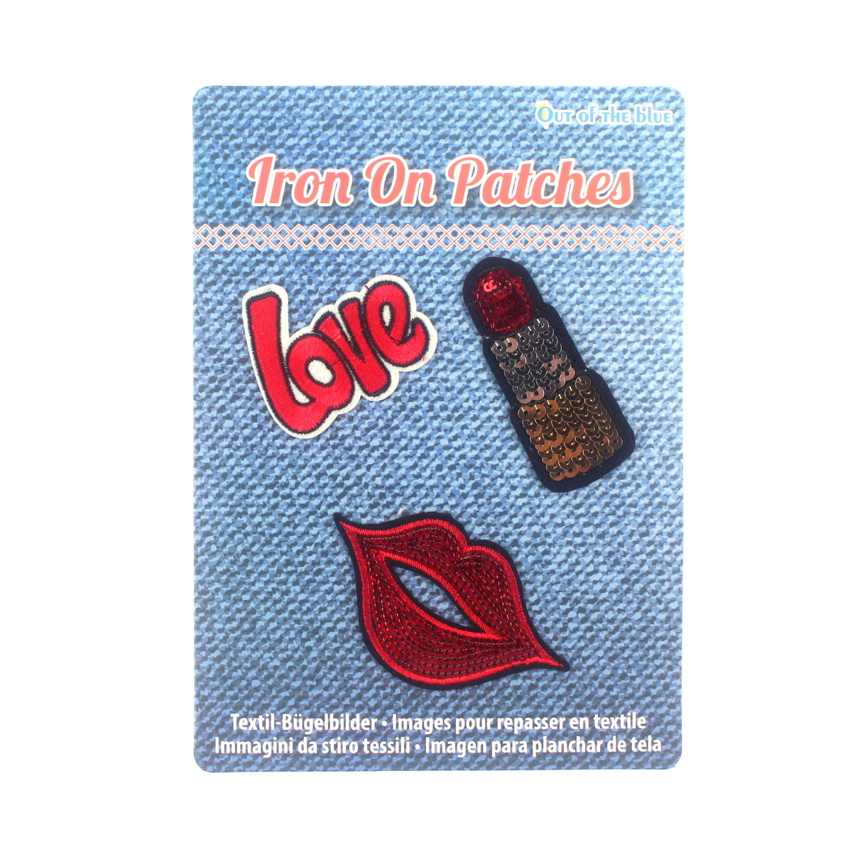 

Дисплей шевроны Iron on Patches "Love"