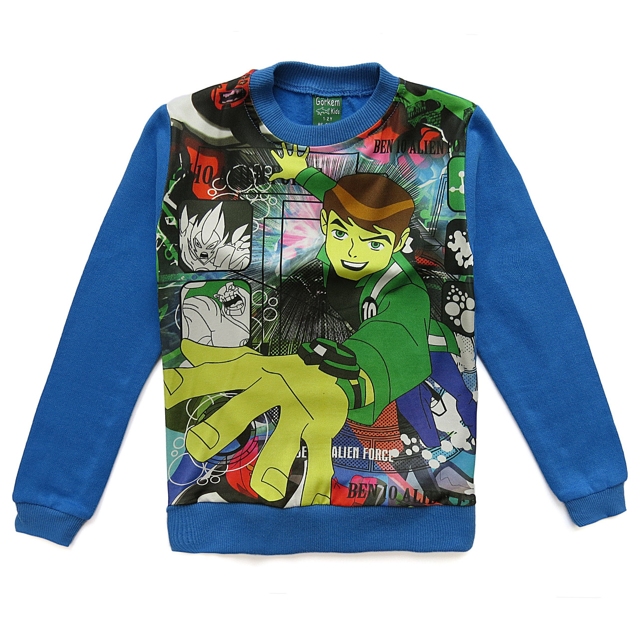 

Утеплённый свитшот Ben 10 Gorkem kids для мальчика 86-92 см Синий 7979