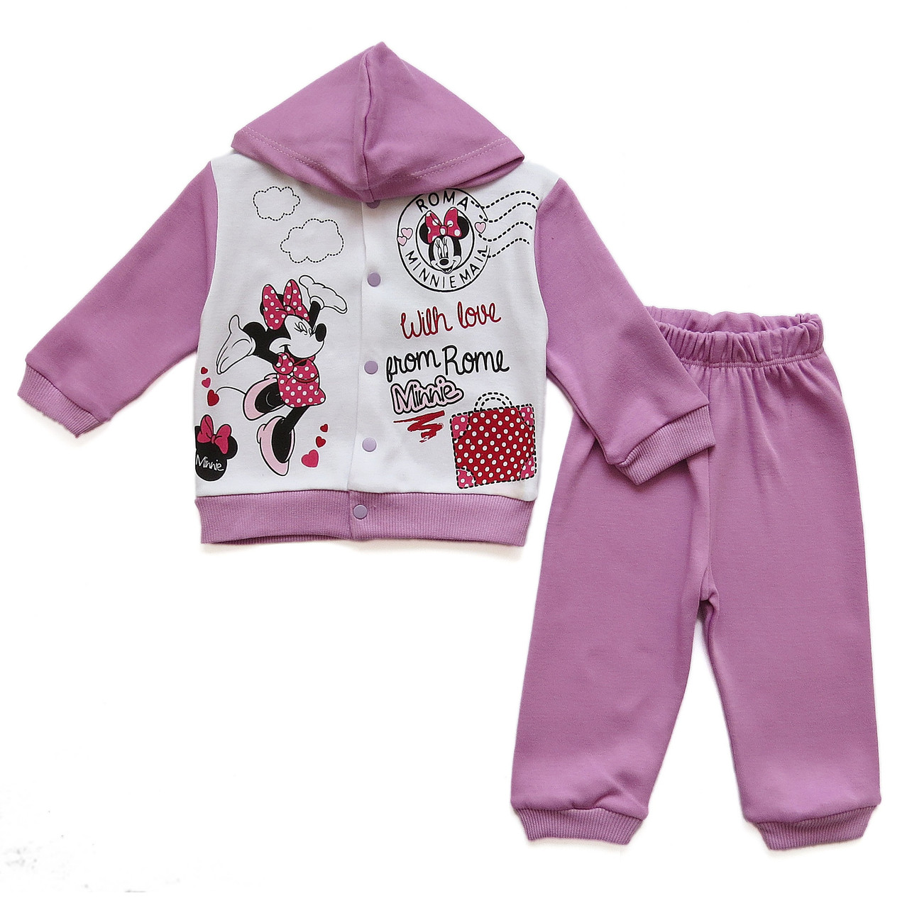 

Костюм Minnie Mouse Bubby baby для девочки 80 см Сиреневый 8474
